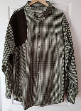 Men's Gokey High Prairie Hunter Brushed Twill Button Up W/Shooting Patch - 2XL